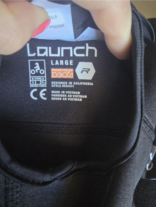 Joelheiras para bicicleta FOX Launch D3O (tamanho L)