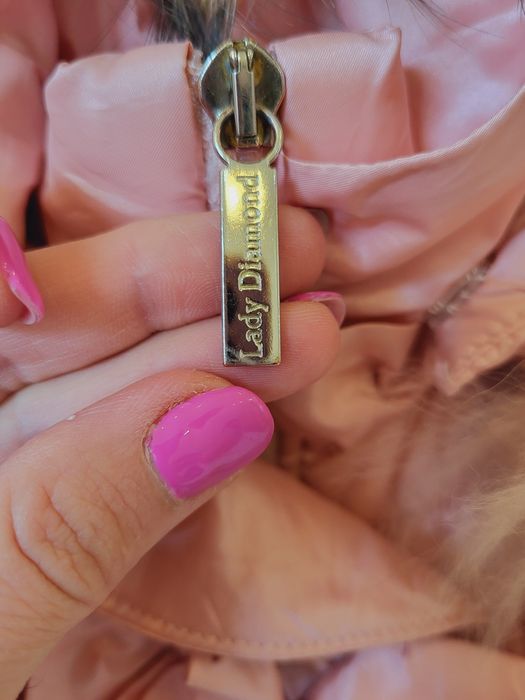 Зимова куртка з натур. хутром lady diamond + штани- комбінезон wojcik