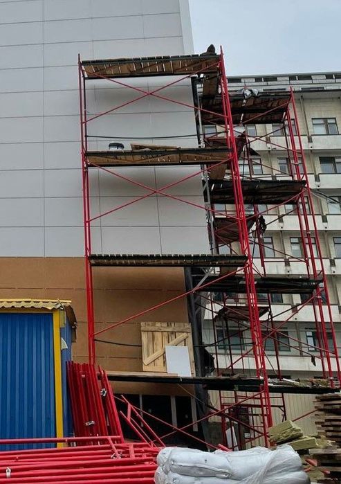 ОРЕНДА підмостки,будівельне риштування,фасадні ліса.