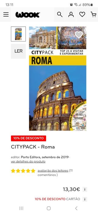 Livro CityPack Roma