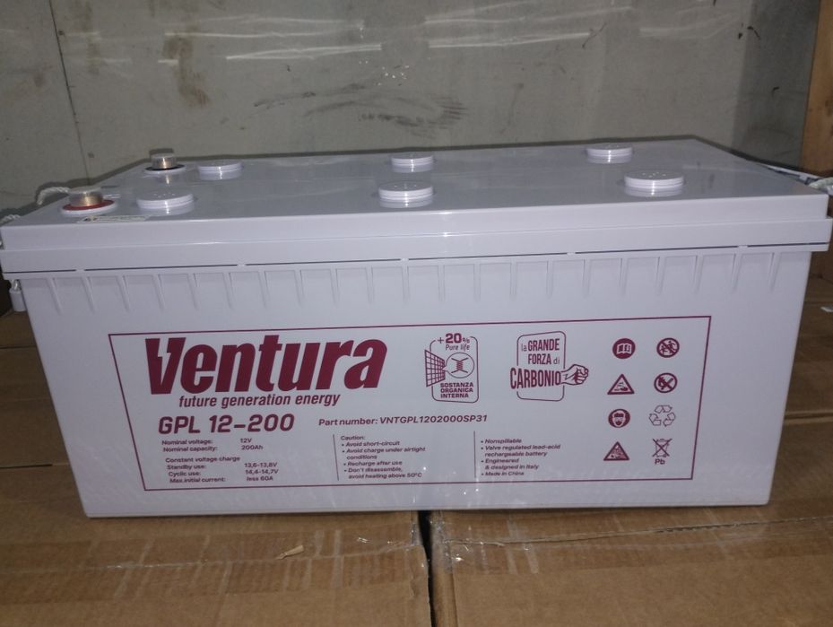 Акумулятор АГМ Гелевий AGM/GEL Ventura 200Аг