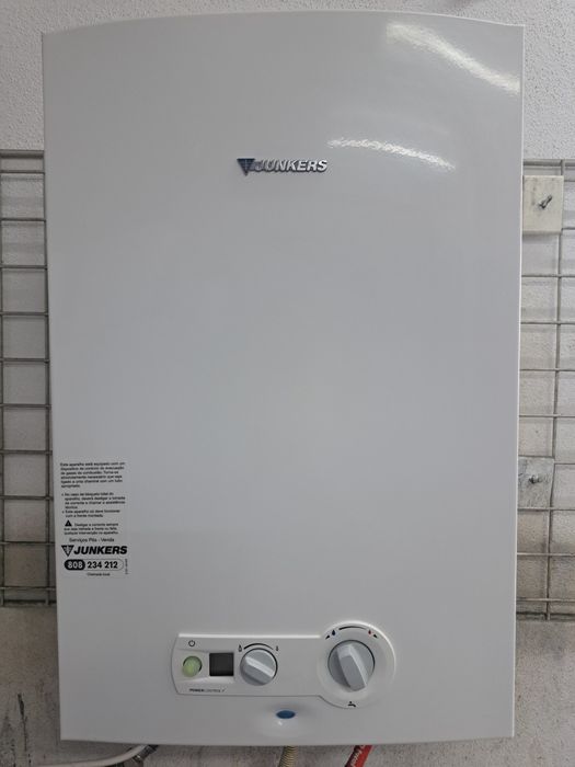 Esquentador de 17 litros ventilado Junkers/Vulcano