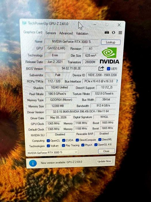 Palit GeForce RTX 3080 Ti GamingPro (12 Гб)