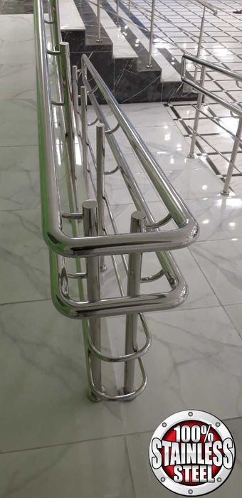 Поручни,перила, ограждения для пандуса из нержавейки в Кропивницком