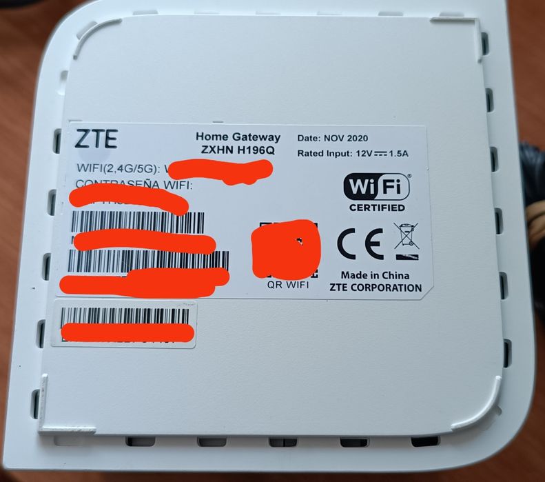 Par 2X Mesh WIFI ZTE H196Q Dual Band 2,4G/ 5G