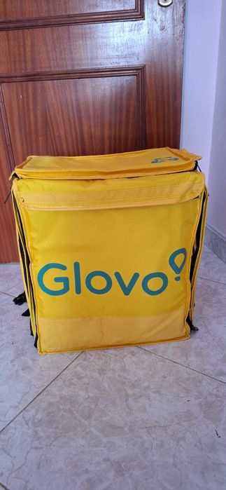 Mochila entregas Glovo como nova