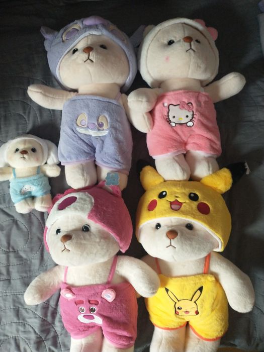 Duży miś 55 cm w stroju Andzi z Lilo i Stich nowa maskotka
