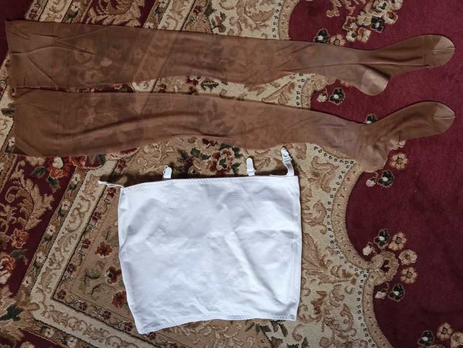 pas do pończoch vintage plus pończochy nylonowe