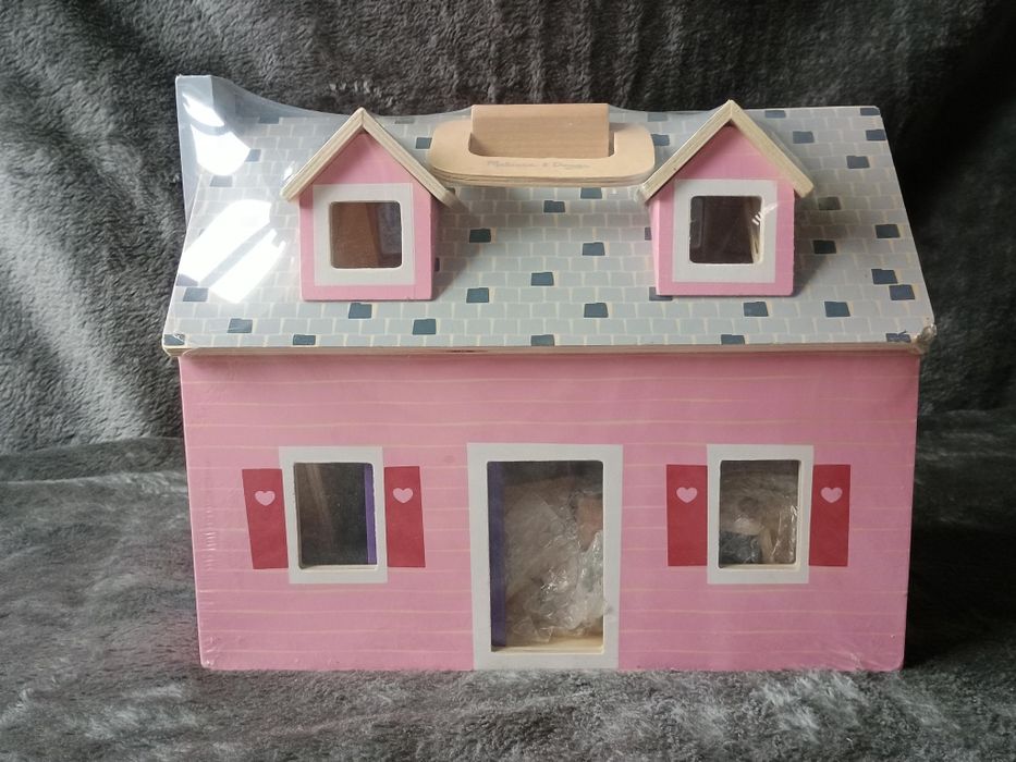 Domek dla lalek z akcesoriami, przenośny Melissa&Doug