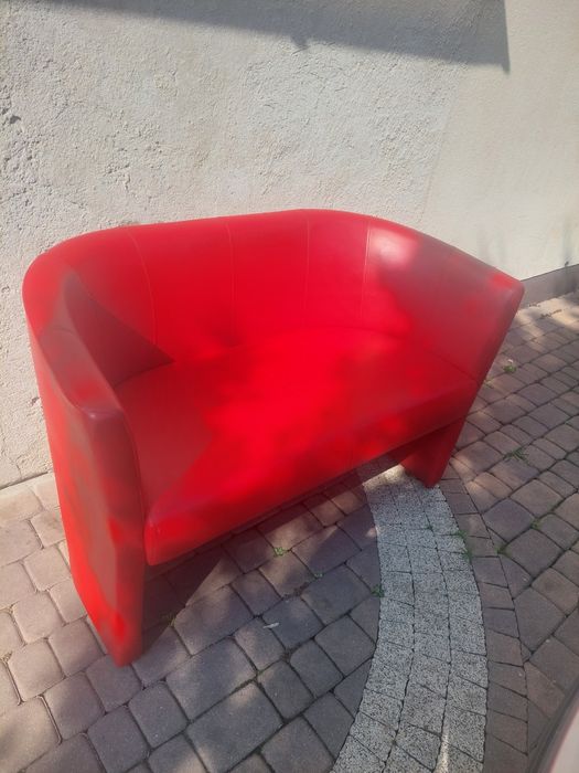 Sofa DUO- czerwona