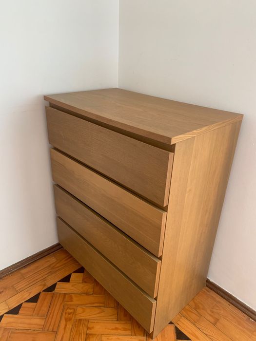 ! Oportunidade ! Comoda Ikea 4 gavetas castanha claro