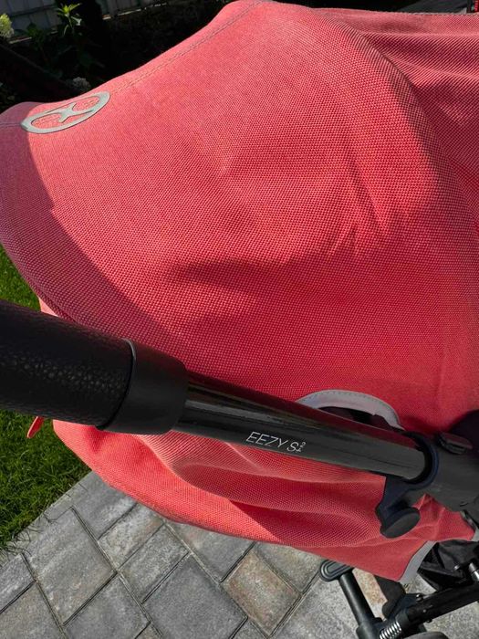 Прогулянкова коляска  Cybex Eezy S PLUS+ 2  Hibiscus Red