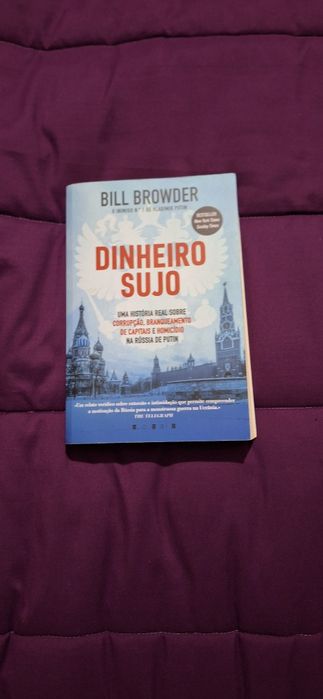 Livro Dinheiro sujo, de Bill Browder