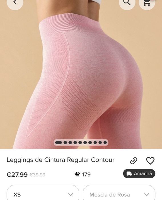 Leggina rosa claro prozis