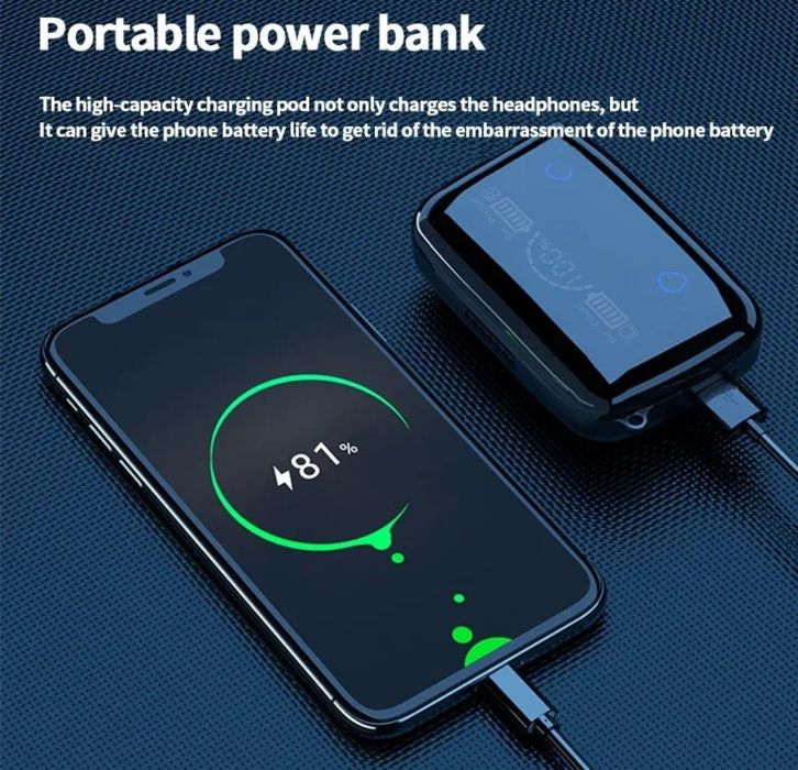 Наушнікі боютуз+повербанк