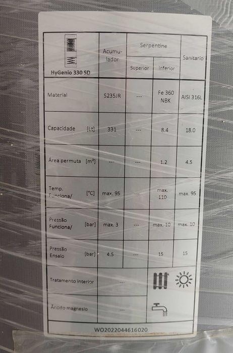 ACUMULADOR Solius Hygenio 330