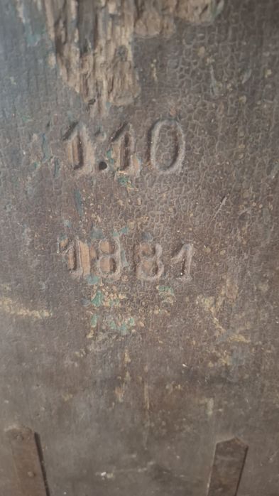 Stara waga towarowa z 1881r