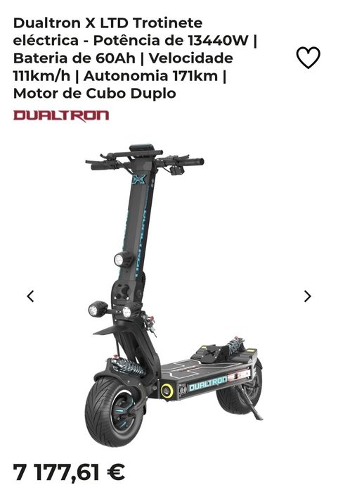 Trotinete Dualtron X Limited