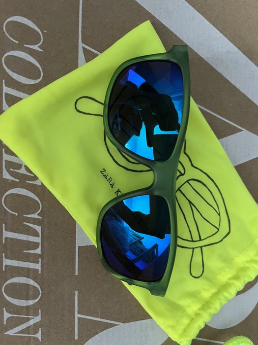Okulary dzieciece ZARA zielone NOWE