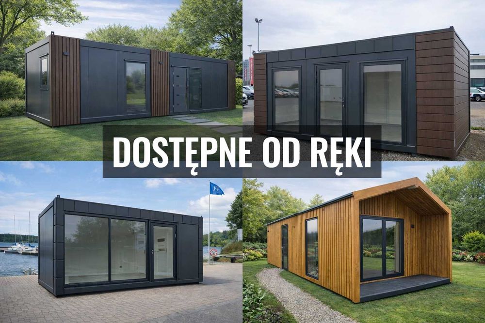 Kontener biurowy usługowy domek modułowy pawilon biurowy handlowy