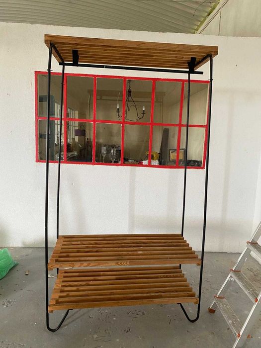 Ikea BODO, armário aberto, bom estado