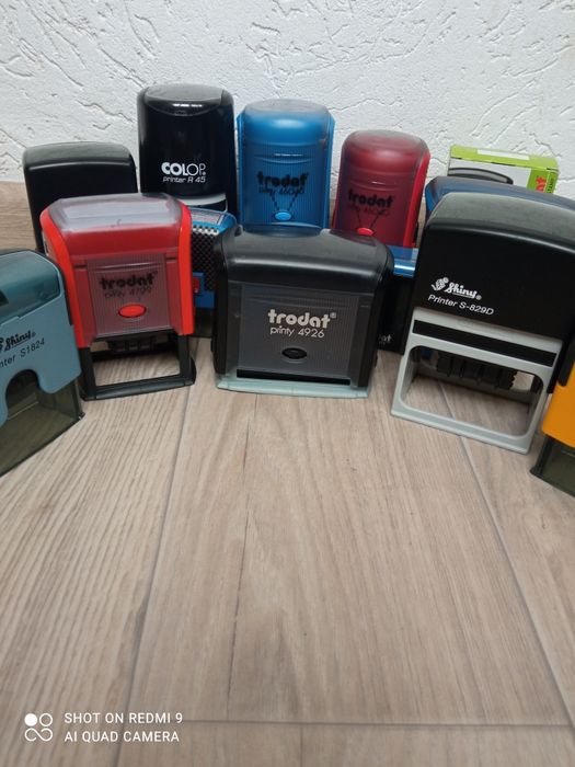 Датери тродат,Shiny,Colop,оснастки для штампів,самонабірні штампи.