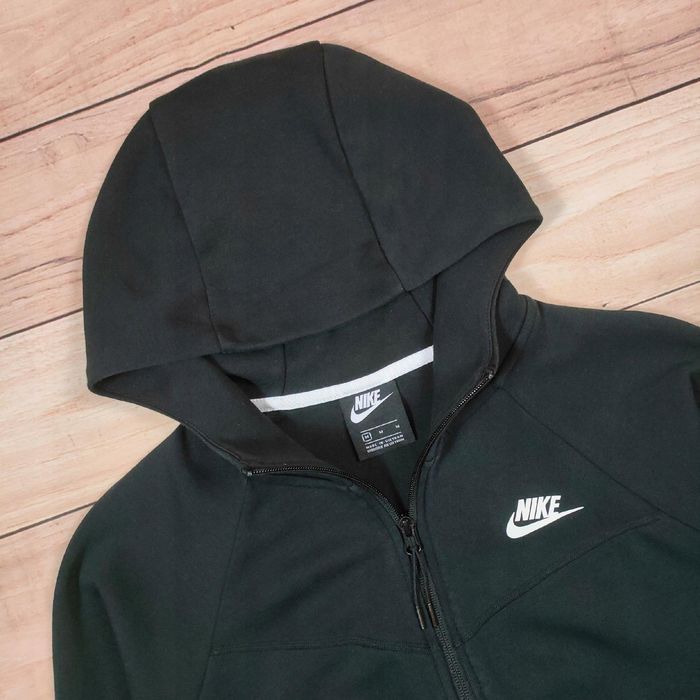 NIKE Tech Fleece Bluza Damska Czarna Logo r. M