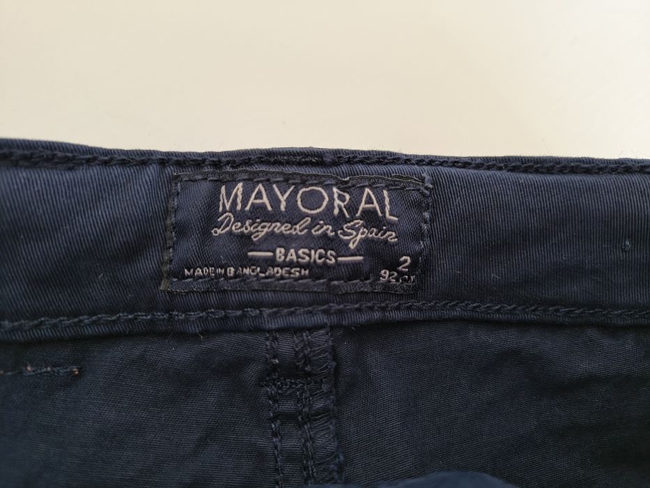 Eleganckie , bawełniane spodnie , chinosy Mayoral r 92