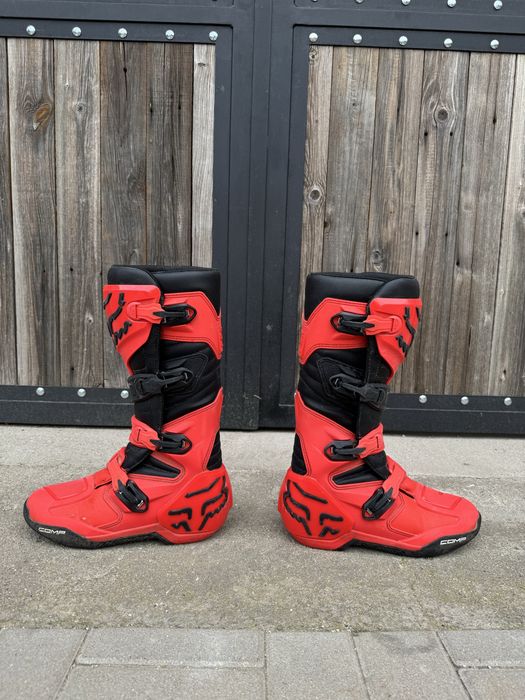 Buty cross enduro FOX COMP FLUO RED czerwony fluo adventure