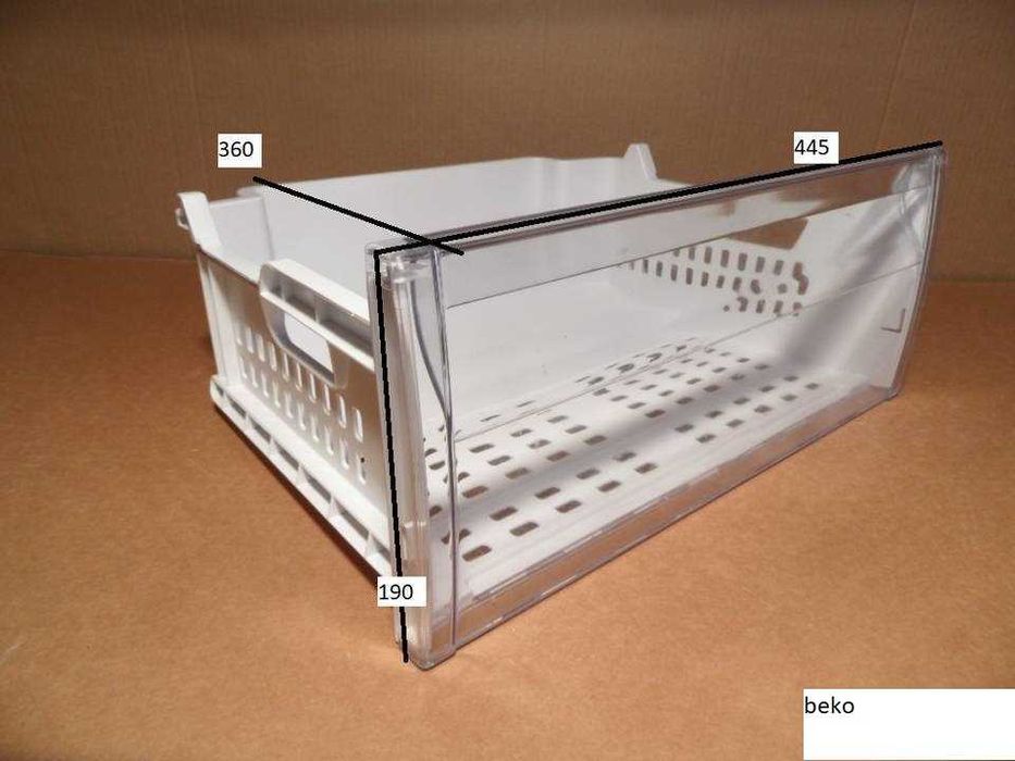 szuflada lodowki beko