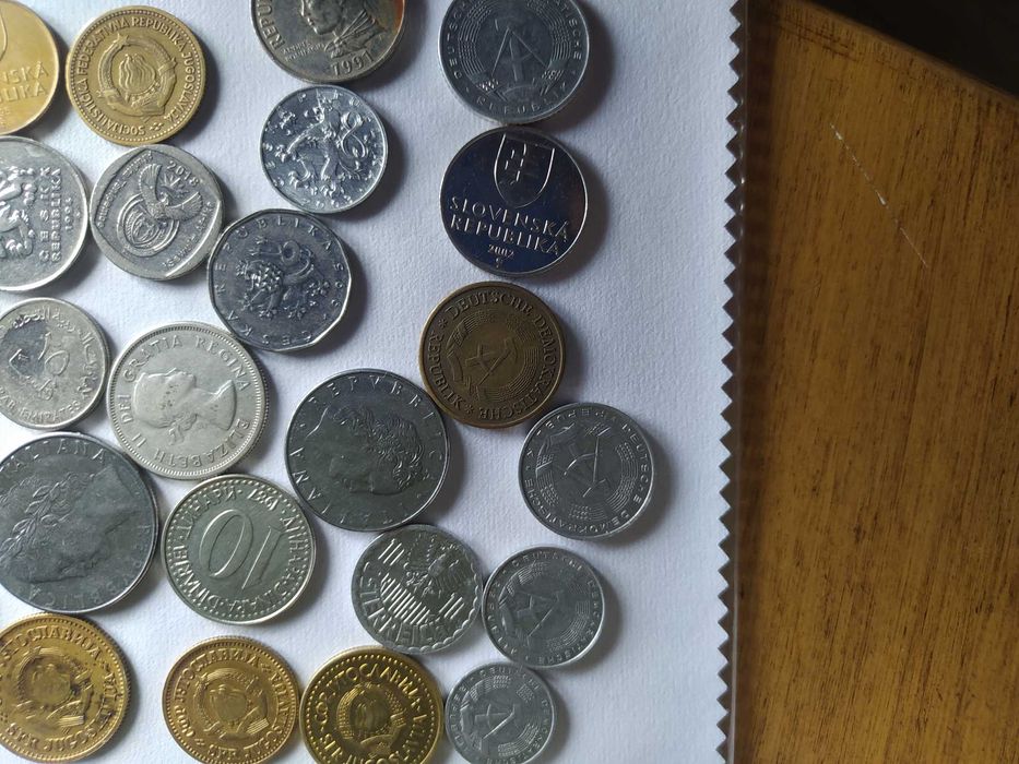 monety Europy obiegowe