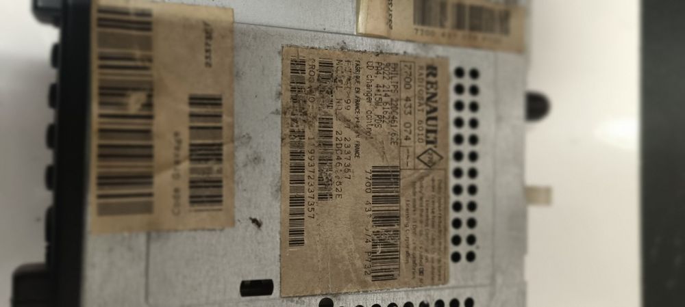 Radio de carro Renault e Sc201