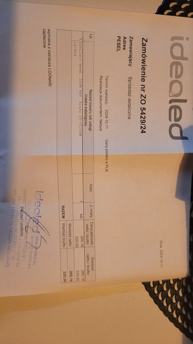 Zasilacz do szyny magnetycznej RoHS
