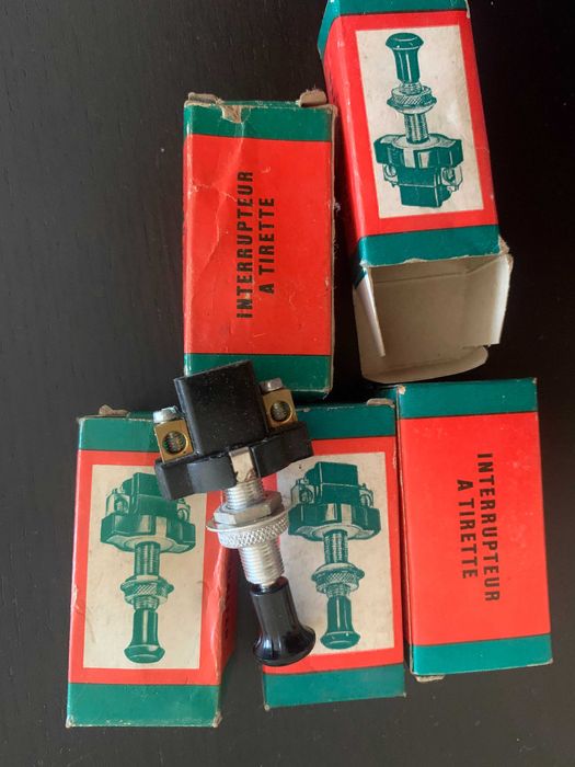 Interrupteur À Tirette schubschalter - 5 interruptores - NOVOS