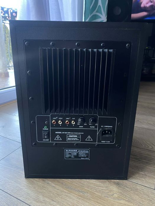 Subwoofer aktywny Alphard model ETP-801