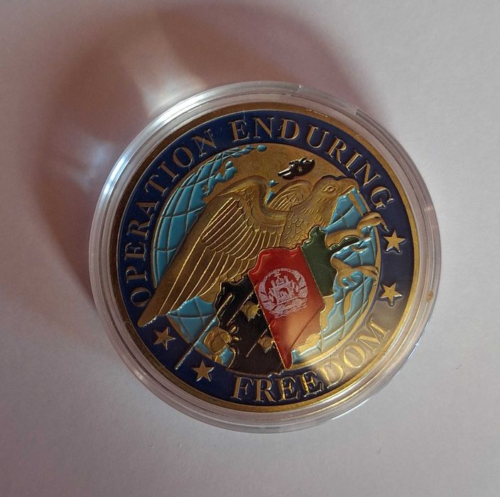 Afganistan Coin USA Operation Enduring Freedom w kapsułce