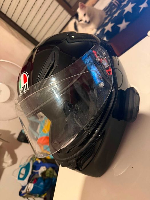 Capacete Mota AGV K1 S (SIZE M) + CARDO HD sprit