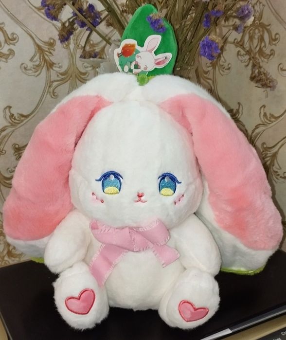 Мягкая игрушка Кролик Клубничка