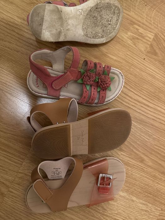 Sandałki Zara i Lasocki 25 26
