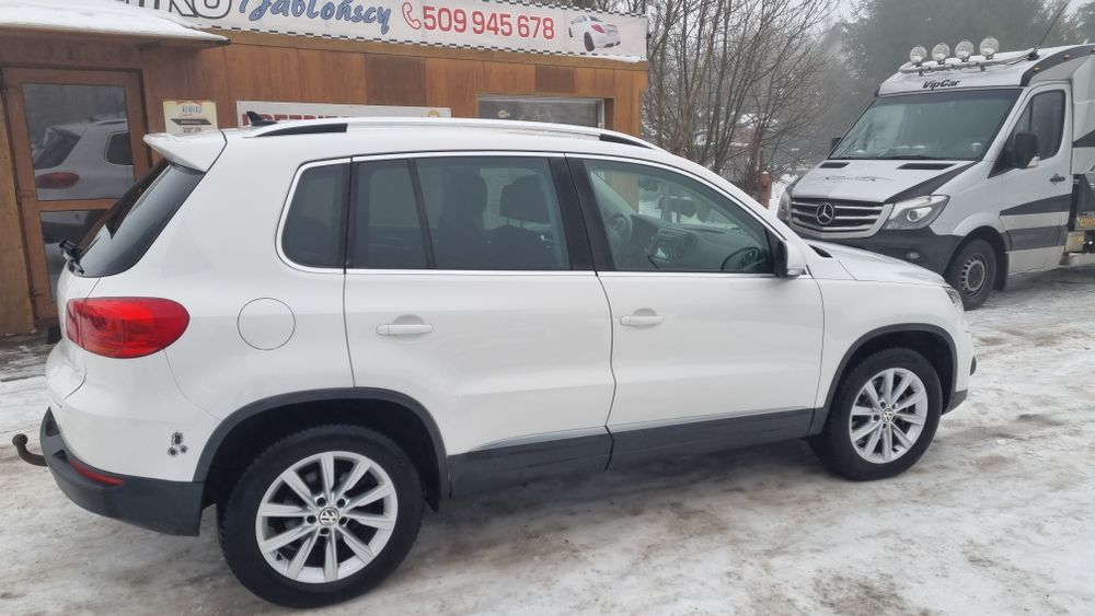 VW Tiguan 4motion 4X4 2013 Ledy AUTOMAT B.PERŁA Mega z DE Bezwypadkowy