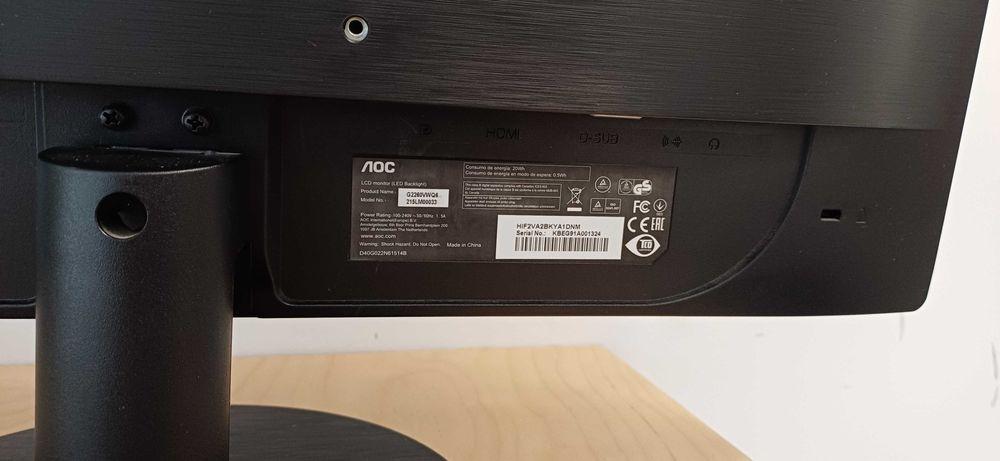 AOC 21.5-inch Gaming Monitor, 75 Hz64585419987713122