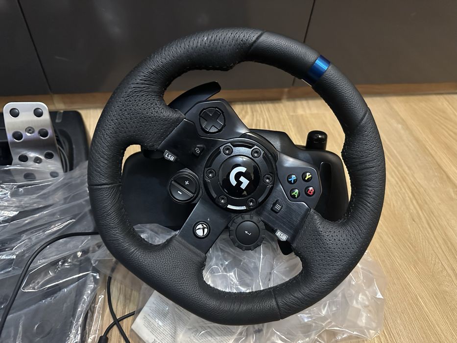 Игровий руль Logitech G923 PC/XBOX (тести, відео) g920, thrustmaster