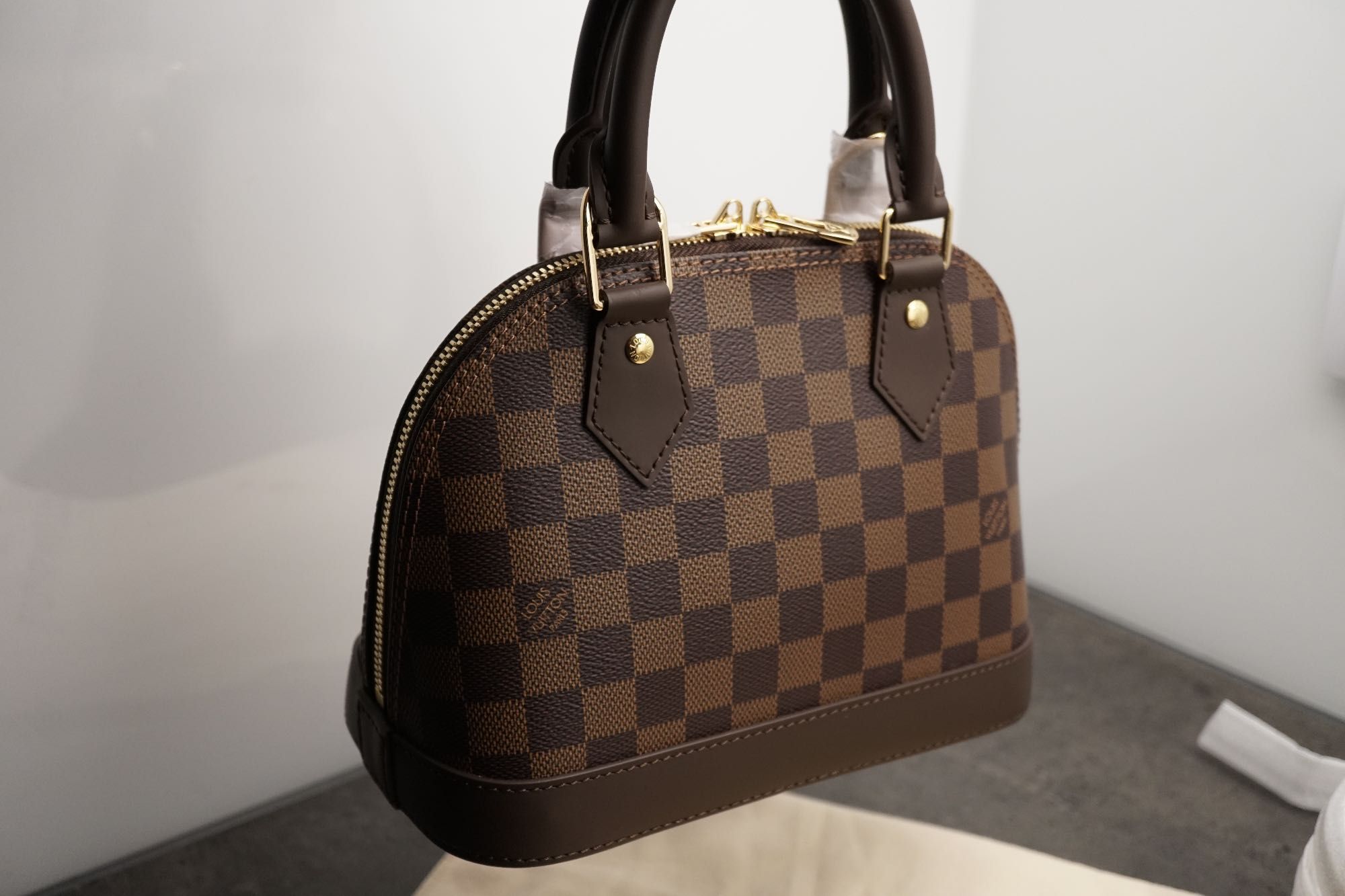 Louis Vuitton // Brown Damier Ebene Alma BB Bag – VSP Consignment