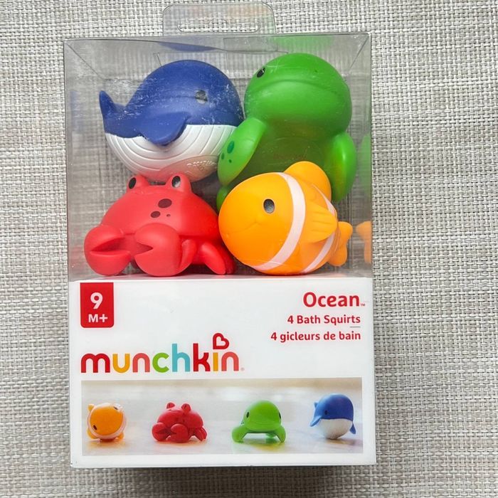 Набір іграшок для купання Munchkin манчкін 4 шт та  8 шт