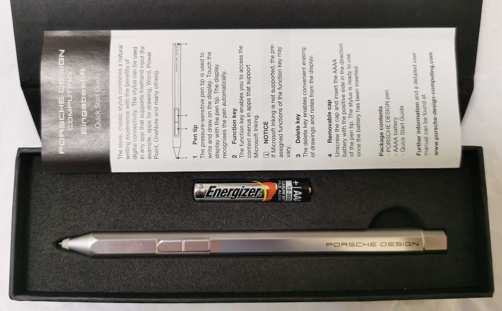PORSCHE DESIGN Rysik Stylus Pióro Długopis cyfrowy Wacom Dell HP