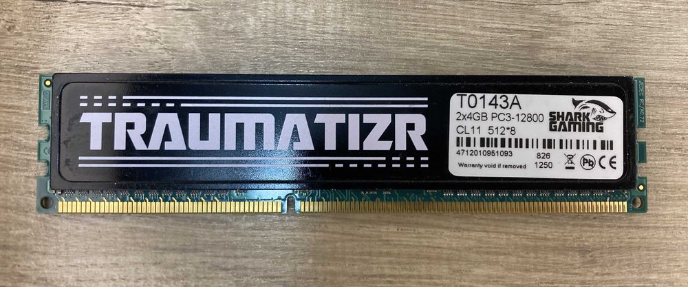 Pamięć Ram TRAUMATIZR 8GB Kit 2x4GB PC3 1600MHz T0143A