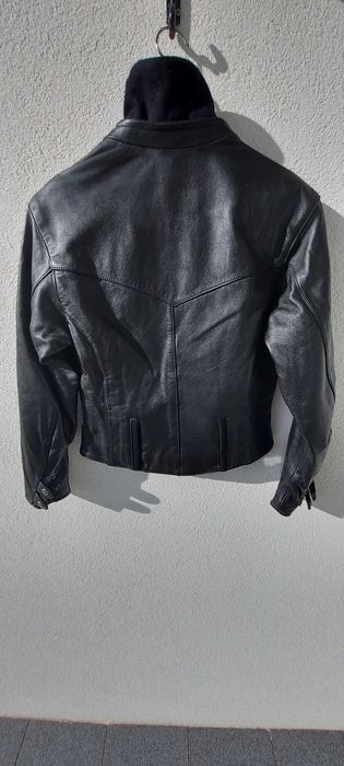 Motard Blusão em pele genuína marca Classic Gear