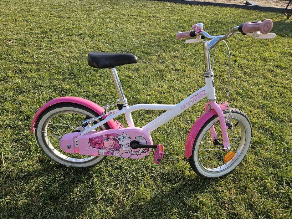 Rower Btwin 16 cali dla dziewczynki