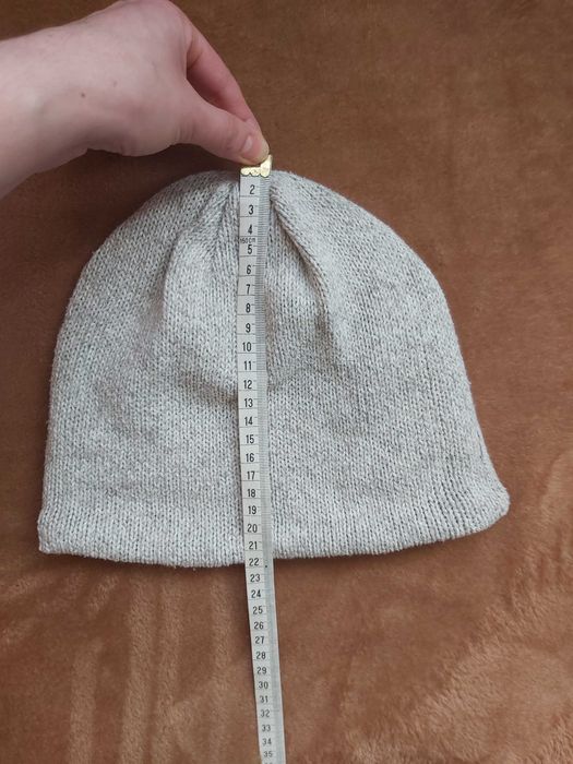 Zimowa czapka TCM Tchibo szara polar