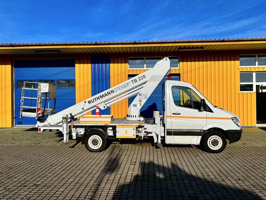 Mercedes, zwyżka, Ruthmann TB220,22m, UDT 10/2025 Konin • OLX.pl